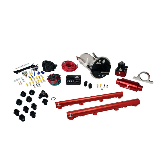 Aeromotive 05-09 Mustang GT Stealth Eliminator Street System with 4.6 3-V Fuel Rails