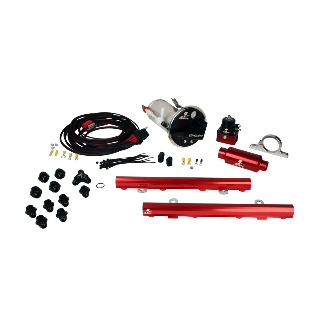 Aeromotive 05-09 Mustang GT Stealth Eliminator Race System with 5.0L 4-V Fuel Rails