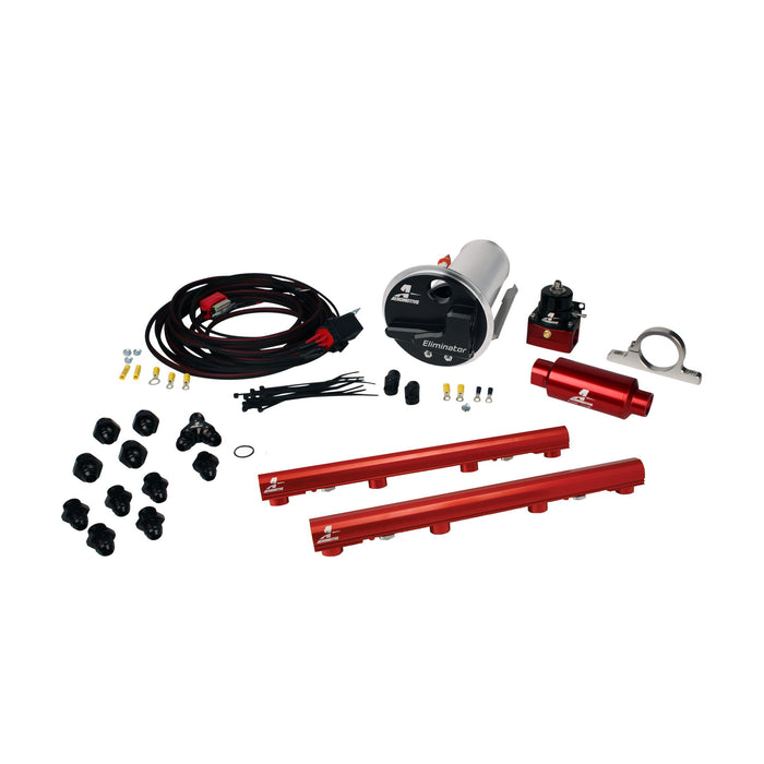 Aeromotive 07-12 Shelby GT500 Stealth Eliminator Racing System with 4.6L 3-V Fuel Rails