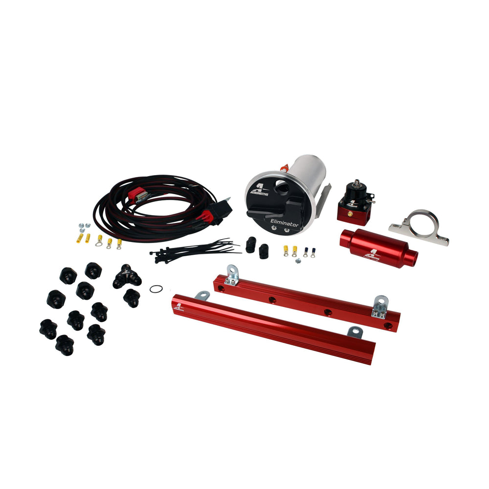 Aeromotive 07-12 Shelby GT500 Stealth Eliminator Racing System with 5.4L 4-V Fuel Rails