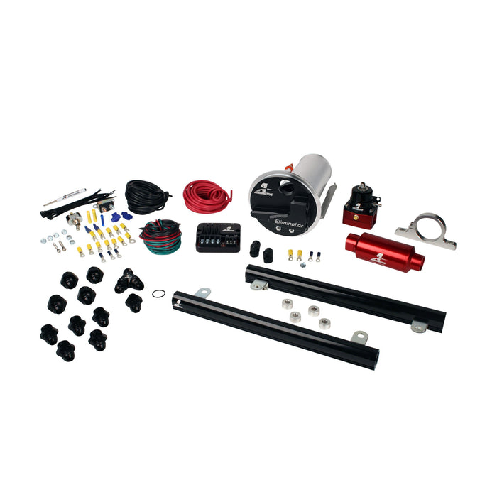 Aeromotive 07-12 Shelby GT500 Stealth Eliminator Street System with 5.4L CJ Fuel Rails