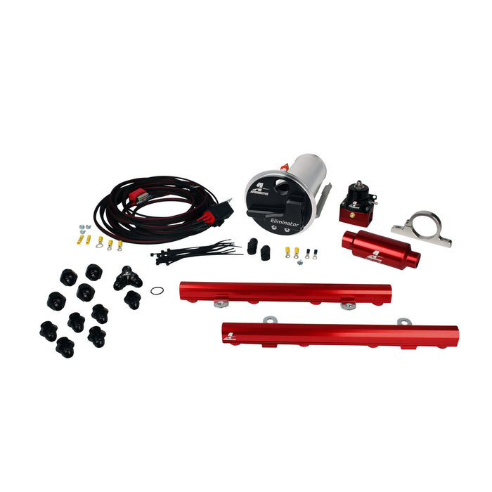 Aeromotive 07-12 Shelby GT500 Stealth Eliminator Racing System with 5.0L 4-V Fuel Rails