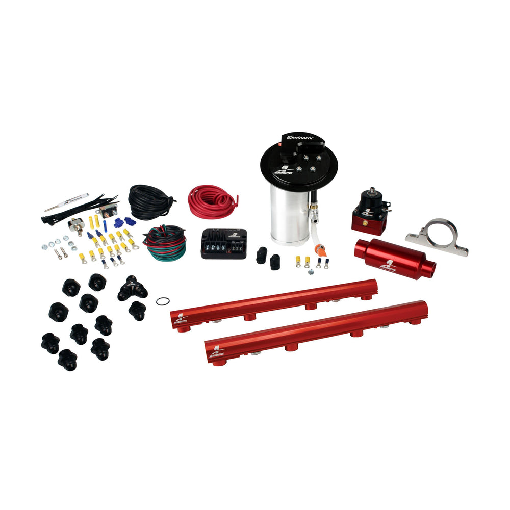 Aeromotive 10-17 Mustang GT Stealth Eliminator Street System with 4.6L 3-V Fuel Rails