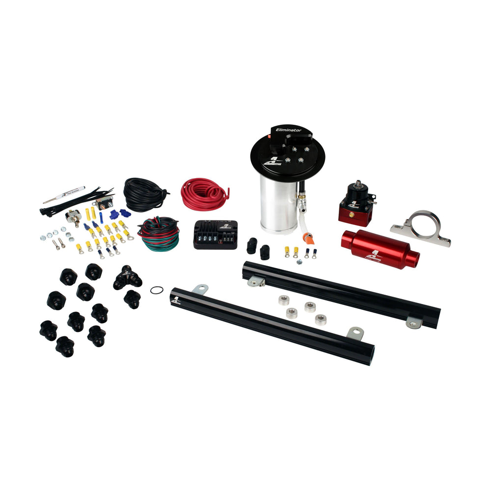 Aeromotive 10-17 Mustang GT Stealth Eliminator Street System with 5.4L CJ Fuel Rails