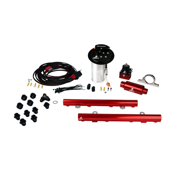 Aeromotive 10-17 Mustang GT Stealth Eliminator Race System with 5.0L 4-V Fuel Rails