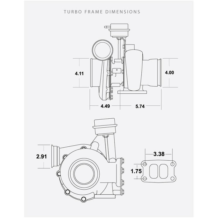BorgWarner Turbocharger SX S300GX Cummins 5.9L Upgrade