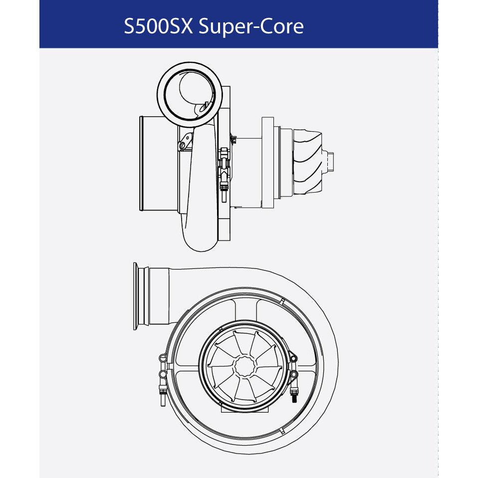 BorgWarner Super Core S500SX SX 91mm (120/110)
