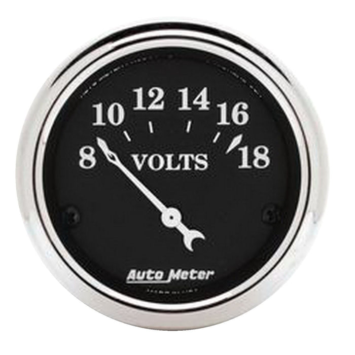 AutoMeter 5 Gauge Direct-Fit Dash Kit, Chevy Car 53-54, Old Tyme Black