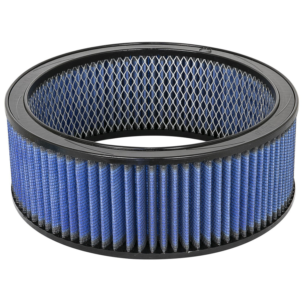 aFe Power Magnum Flow Round Racing Air Filter w/ Pro 5R Media 11 IN OD x 9-1/4 IN ID x 4 IN H w/ Expanded Metal