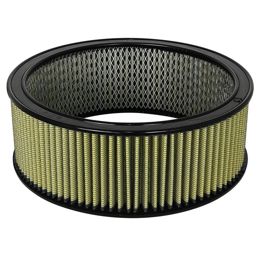 aFe Power Magnum Flow Round Racing Air Filter w/ Pro GUARD 7 Media 14 IN OD x 12 IN ID x 5 IN H w/ Expanded Metal