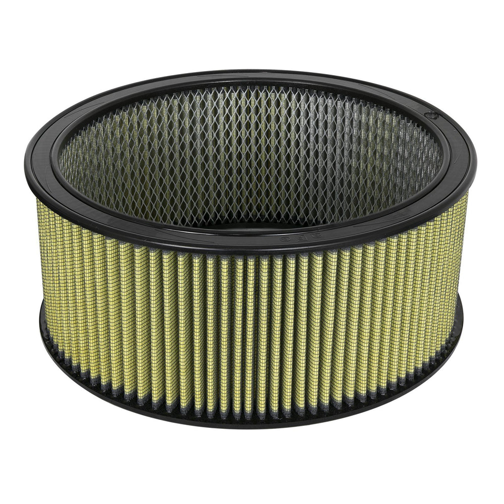 aFe Power Magnum Flow Round Racing Air Filter w/ Pro GUARD 7 Media 14 IN OD x 12 IN ID x 6 IN H w/ Expanded Metal