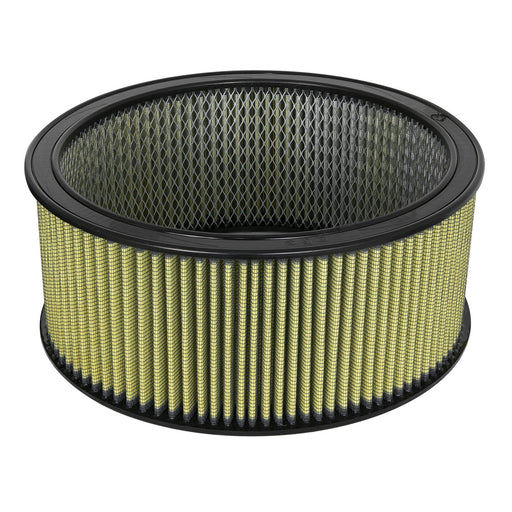 aFe Power Magnum Flow Round Racing Air Filter w/ Pro GUARD 7 Media 14 IN OD x 12 IN ID x 6 IN H w/ Expanded Metal
