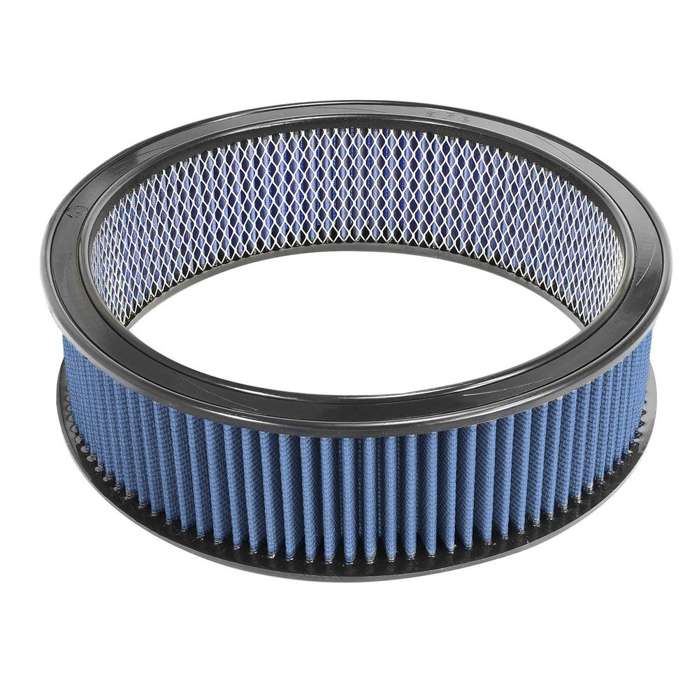 aFe Power Magnum Flow Round Racing Air Filter w/ Pro 5R Media 16 IN OD x 14-1/2 IN ID x 3-1/2 IN H w/ Expanded Metal