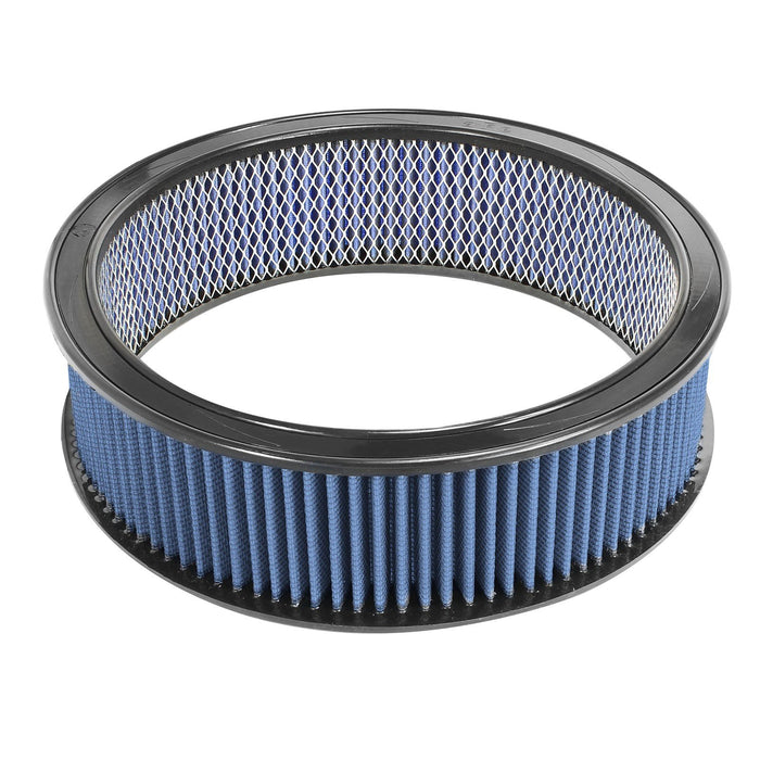 aFe Power Magnum Flow Round Racing Air Filter w/ Pro 5R Media 16 IN OD x 14-1/2 IN ID x 3-1/2 IN H w/ Expanded Metal