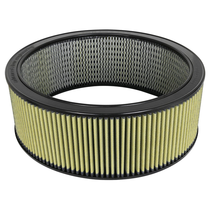 aFe Power Magnum Flow Round Racing Air Filter w/ Pro GUARD 7 Media 17 IN OD x 14-1/2 IN ID x 6 IN H w/ Expanded Metal