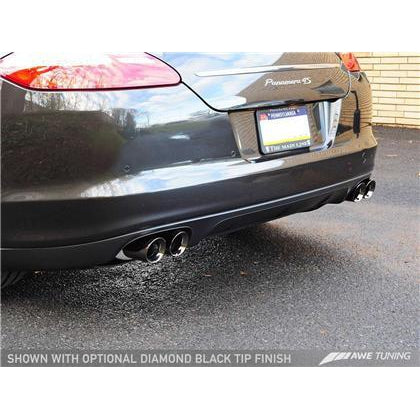 AWE Tuning Porsche Panamera S/4S Touring Edition Exhaust System - Polished Silver Tips