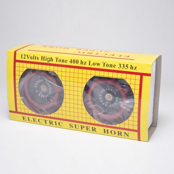 Epman - Super Loud Blast Tone Grill Mount 12V Electric Compact Car Horn 335HZ/400HZ