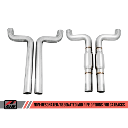 AWE Tuning 16-19 Chevy Camaro SS Resonated Axle Back to Cat Back Conversion Kit