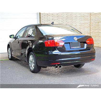 AWE Tuning MK6 Jetta TDI Touring Edition Exhaust - Silver Tips