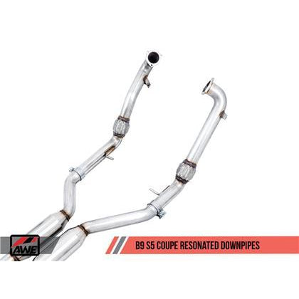 AWE Tuning Audi B9 S5 3.0T Touring Edition Exhaust - Diamond Black Tips (90mm)