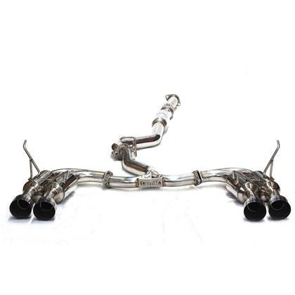 Invidia 2015+ Subaru WRX / STI Gemini/R400 Single Layer Quad Titanium Tip Cat-Back Exhaust