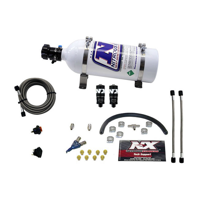 Nitrous Express Hitman EFI Single Nozzle Piranha Nitrous Kit (35-75HP)