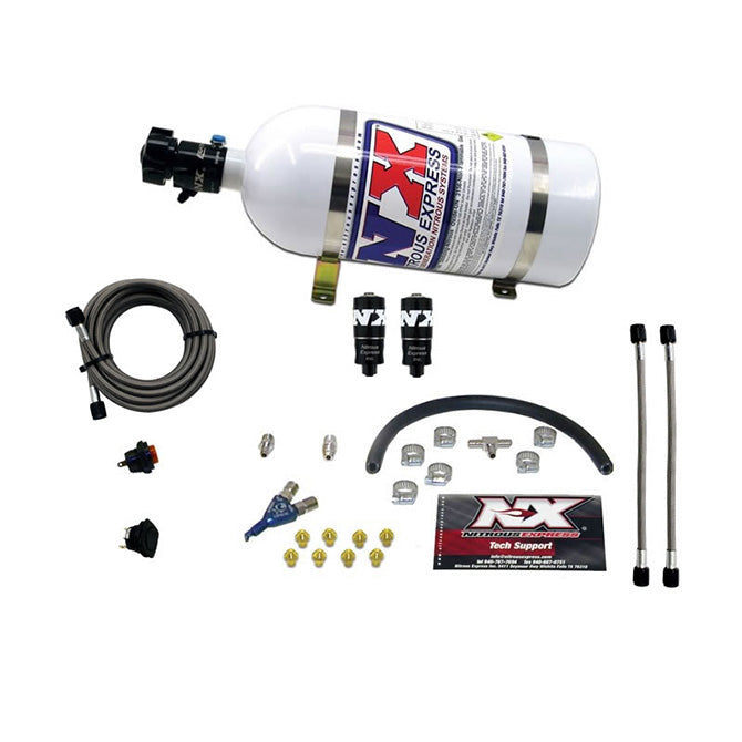 Nitrous Express Hitman EFI Single Nozzle Piranha Nitrous Kit (35-75HP)