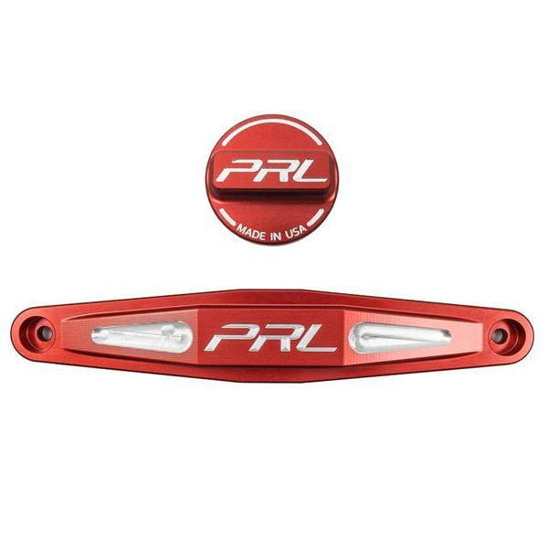 PRL Motorsports Billet Battery Tie Down for Honda Battery Group Size 51R & Oil Cap Combo - V2