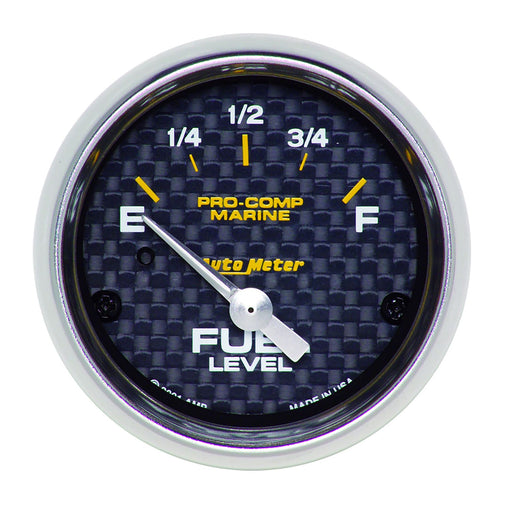 AutoMeter 2-1/16" Fuel Level, 240-33 ??, Marine Carbon Fiber