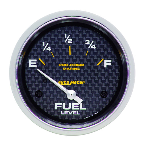 AutoMeter 2-5/8" Fuel Level, 240-33 ??, Air-Core, Marine Carbon Fiber