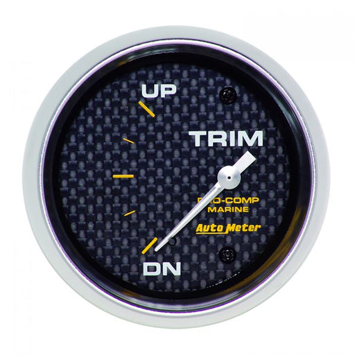 AutoMeter 2-5/8" Trim Level, Up/Down, Air-Core, Marine Carbon Fiber