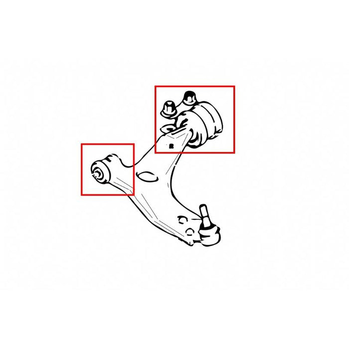 Hard Race Front LCA Bushes - MS3 Gen 1-Control Arm Bushes-Speed Science