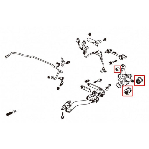 Hard Race Rear Knuckle Bushes - DC5/EP3-Knuckle Bushes-Speed Science