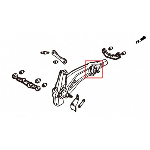 Hard Race Rear Trailing Arm Bushes - EF/EG/EK/DC - Spherical-Trailing Arm Bushes-Speed Science