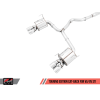AWE Tuning Subaru STI VA / WRX GV / STI GV Sedan Touring Edition Exhaust - Chrome Silver Tip (102mm)