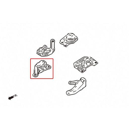 Hard Race RHS Engine Mount - MS3 Gen 1/2-Engine Mounts-Speed Science