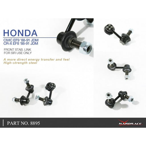 Hard Race Front Sway Bar End Links - EF8/9-Swaybar Links & D Bushes-Speed Science
