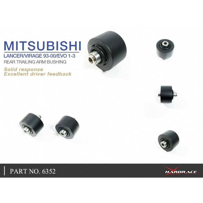 Hardrace Rear Trailing Arm Bushing Mitsubishi, Lancer Evo, Lancer Mirage, 1- CD9A/CE9A, 93~96, 97~00