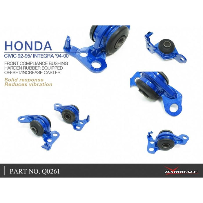 Hard Race Offset Front Compliance Bushes - EG/DC-Control Arm Bushes-Speed Science