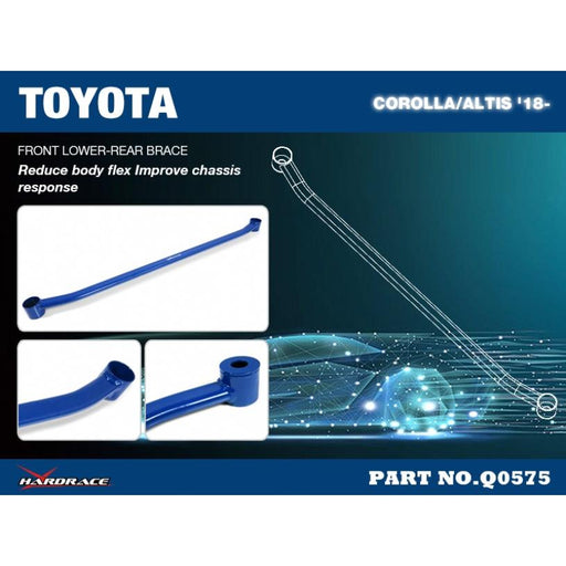 Hardrace Front Lower-Rear Brace Toyota, Corolla/Altis/Auris, Altis E210 18-