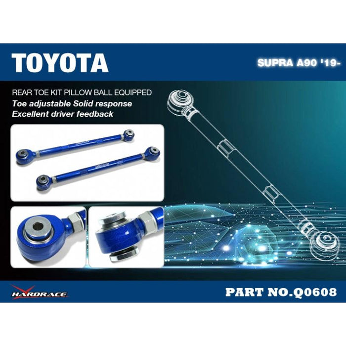 Hardrace Rear Toe Kit Bmw, Toyota, 3 Series, Supra, Z4, A90 19-Present, G20 19-Present, G29 19-Present