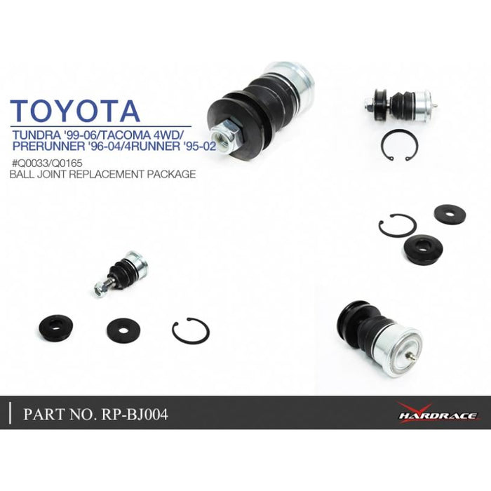 Hard Race Replacement Ball Joint Front Upper Arm #Q0165 Toyota, 4Runner, Tacoma, Tundra, 96-03/Prerunner 96-04, 00-06, N180 199