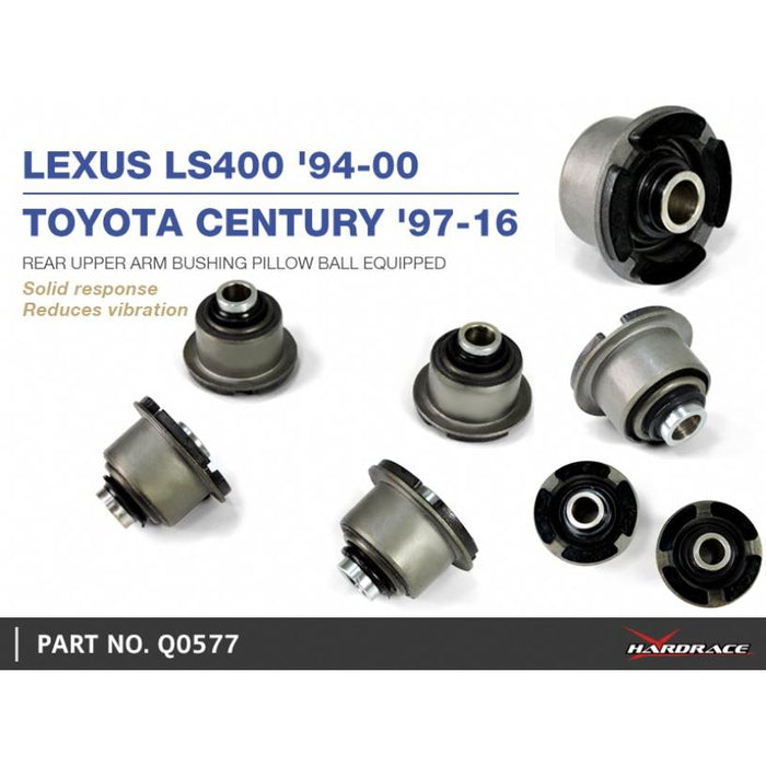 Hardrace Rear Upper Arm Bushing Toyota, Lexus, Century, Ls, 97-16, Xf20 95-00