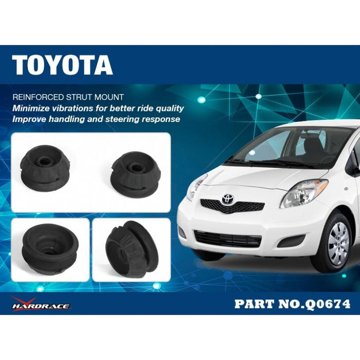 Hardrace Reinforced Front Strut Mount Toyota Yaris '06-14 Xp90/'11-19 Xp130/