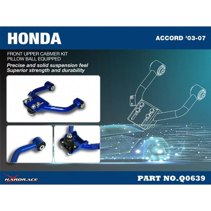 Hardrace Front Upper Camber Kit Honda Accord '03-07/ Acura Tsx '03-08