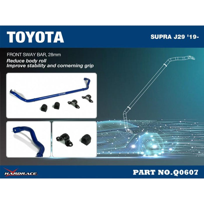 Hardrace Front Sway Bar 28Mm Toyota Supra J29 '19-/ Bmw Z4 G29 '19-