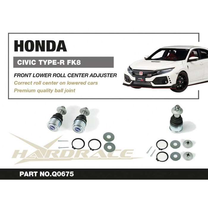 Hard Race Front Roll Center Adjuster Honda Civic Type R Fk8 17-