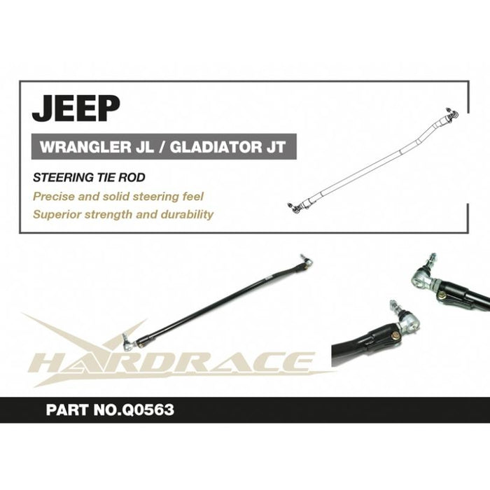 Hardrace Jeep Wrangler Jl '18-/ Gladiator '19- Steering Tie Rod