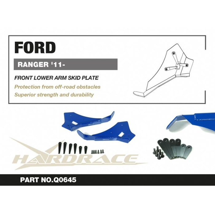 Hardrace Ford Ranger '11-18/ Everest '15-18/ Mazda Bt-50 '11- Front Lower Arm Skid Plate