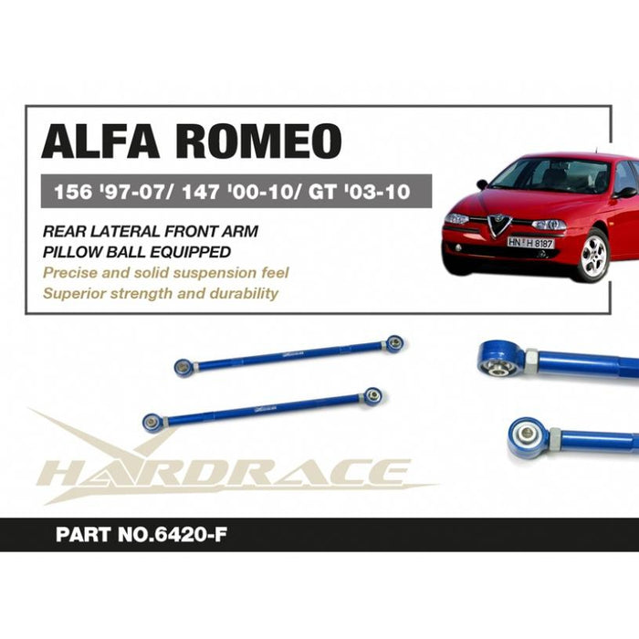 Hardrace Alfa Romeo 156 '97-07/ 147 '00-10/ Gt '03-10 Rear Lateral Front Arm